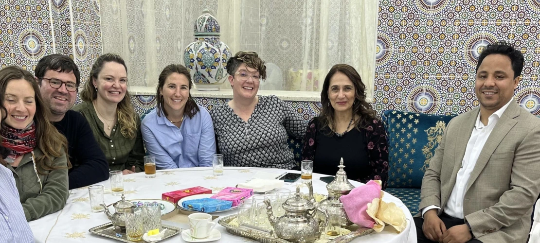 CASA III Fellows enjoying tea with CASA Director and staff